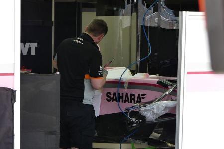 Force India - GP Bahrain - Sakhir - Mittwoch - 12.04.2017