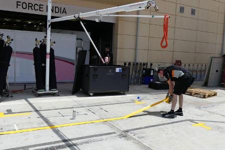 Force India - GP Bahrain - Sakhir - Mittwoch - 12.04.2017