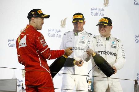 Vettel, Bottas & Hamilton - Formel 1 - GP Bahrain 2017