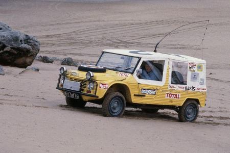 Citroen Mehari als Begleitfahrzeug Paris-Dakar