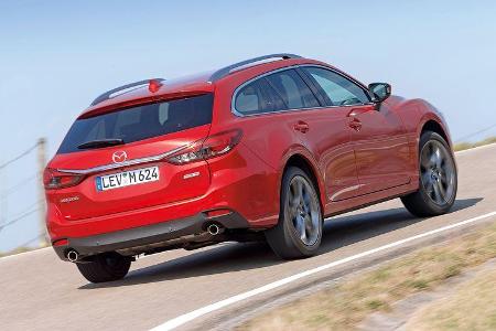 Mazda 6 Kombi Skyactiv-D 175, Heckansicht