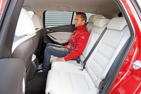 Mazda 6 Kombi Skyactiv-D 175, Fondsitz, Beinfreiheit