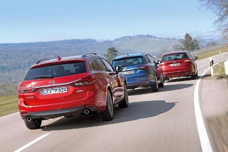 Ford Mondeo Turnier, Mazda 6 Kombi, Opel Insignia Sports Tourer