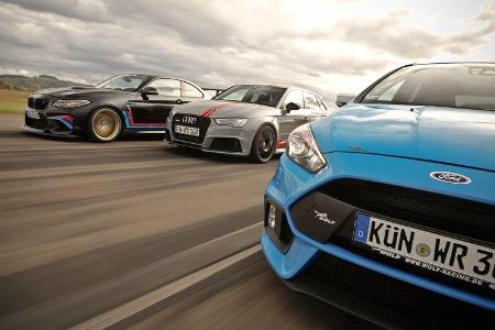 MTM-Audi RS 3 R, Laptime Performance-BMW M2, Wolf-Ford Focus RS