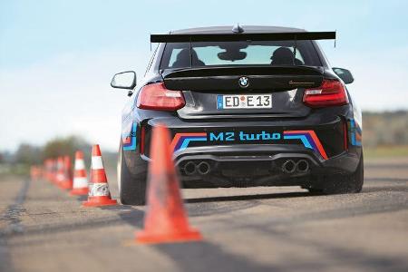 Laptime Performance-BMW M2, Heckansicht