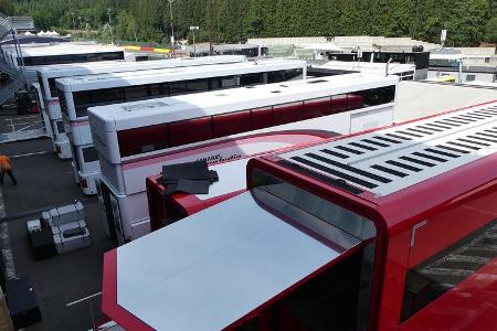 Fahrerlager - GP Belgien - Spa-Francorchamps - Formel 1 - 23. August 2017