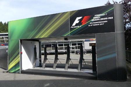 Fahrerlager - GP Belgien - Spa-Francorchamps - Formel 1 - 23. August 2017