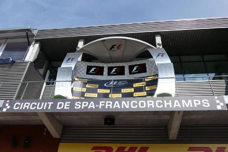 Podium - GP Belgien - Spa-Francorchamps - Formel 1 - 23. August 2017