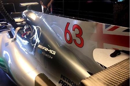 George Russell - Mercedes - Formel 1 - Test - Ungarn - Budapest - 1. August 2017