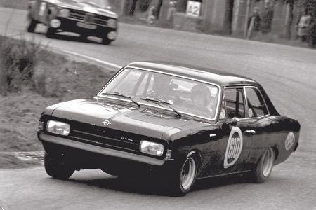 Opel Rekord C, Schwarze Witwe, Rennszene, Hockenheim