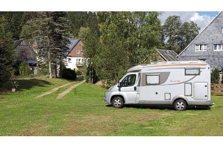 Stellplatz am Ferienhaus Ott