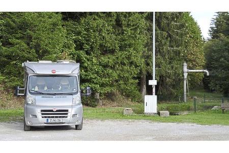 Stellplatz am SWF-Sporthotel