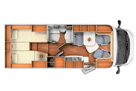 Hymer Exsis-t 588 Grundriss