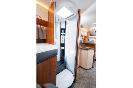 Dusche im Hobby Optima
