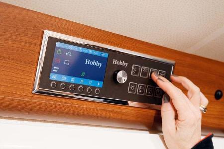 Kontrollbord im Hobby Optima