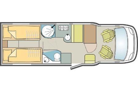 Grundriss Knaus Sky TI 700 MEG