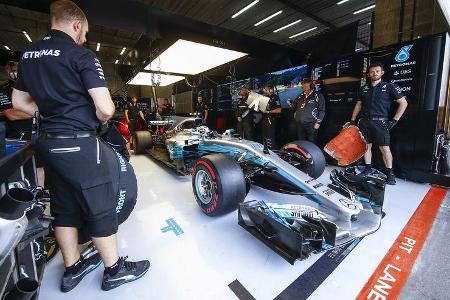 Valtteri Bottas - Mercedes - GP Belgien - Spa-Francorchamps - Formel 1 - 25. August 2017