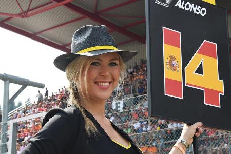 Formel 1 - Grid Girls - GP Belgien - Spa-Francorchamps - 2017