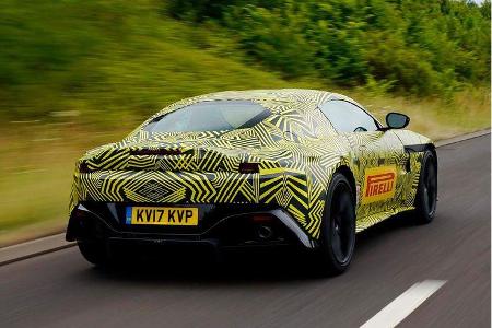 Aston Martin Vantage V8 Teaser Erlkönig