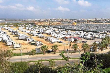 Wohnmobil-Stellplatz in Portugal