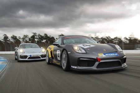 Porsche Cayman GT4 und GT4 Clubsport, Tracktest, Impression