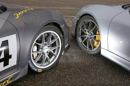 Porsche Cayman GT4 und GT4 Clubsport, Tracktest, Impression