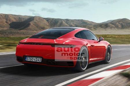 Porsche 911 992 Retusche