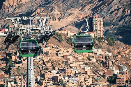 Seilbahnen, Verkehr, La Paz