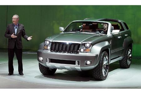 Der Jeep Trailhawk wurde im Januar 2007 auf der Detroit Motorshow gezeigt.