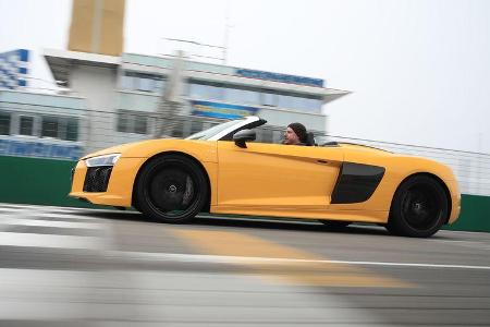 Audi R8 Spyder, Seitenansicht