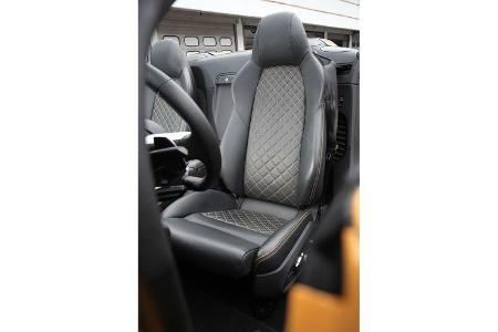 Audi R8 Spyder, Fahrersitz