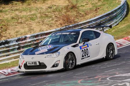 VLN 2016 - Nürburgring Nordschleife - Startnummer #280 - Toyota GT86 - SP3