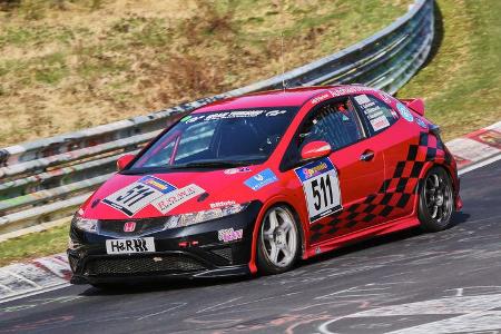 VLN 2016 - Nürburgring Nordschleife - Startnummer #511 - Honda Civic Type R CWE - V3
