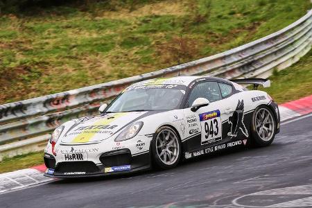 VLN 2016 - Nürburgring Nordschleife - Startnummer #943 - Porsche Cayman GT4 Clubsport - CUP3