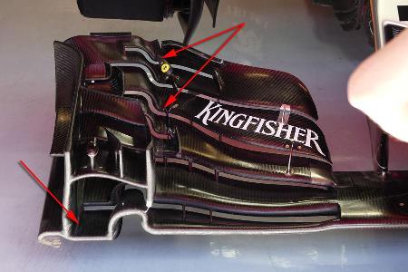 Force India - Technik - GP Spanien 2016