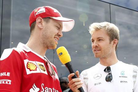 Nico Rosberg & Sebastian Vettel - GP Spanien 2016