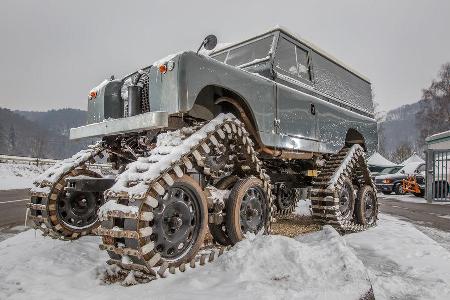 Land Rover Cuthbertson, Seitenansicht