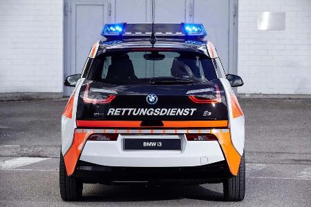 RETTMobil 2016, Einsatzfahrzeuge, Notarzt, Rettungsdienst, BMW i3,