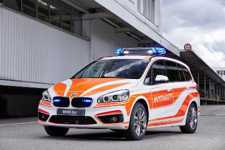 RETTMobil 2016, Einsatzfahrzeuge, Notarzt, Rettungsdienst, BMW 220d Active Tourer