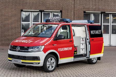 RETTMobil 2016, Einsatzfahrzeuge, Notarzt, Rettungsdienst, VW Touran, Feuerwehr