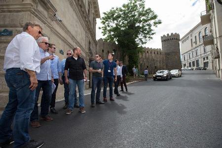 Charlie Whiting & Hermann Tilke - Inspektion - Baku Street Circuit 2016