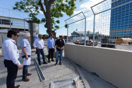 Charlie Whiting & Hermann Tilke - Inspektion - Baku Street Circuit 2016