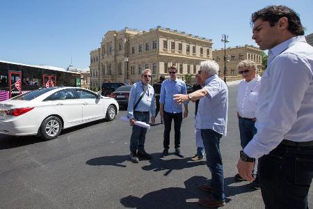 Charlie Whiting & Hermann Tilke - Inspektion - Baku Street Circuit 2016