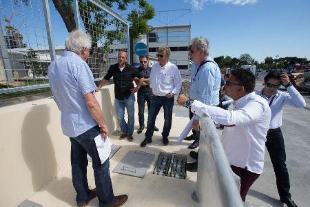 Charlie Whiting & Hermann Tilke - Inspektion - Baku Street Circuit 2016