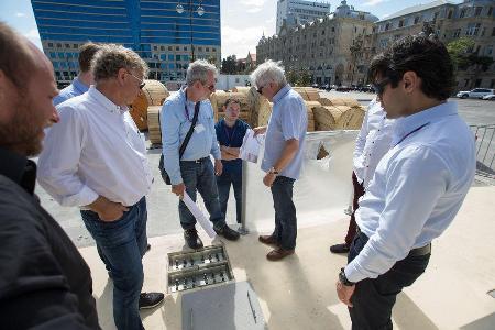 Charlie Whiting & Hermann Tilke - Inspektion - Baku Street Circuit 2016