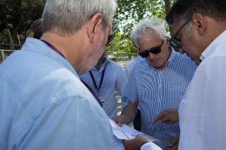 Charlie Whiting & Hermann Tilke - Inspektion - Baku Street Circuit 2016