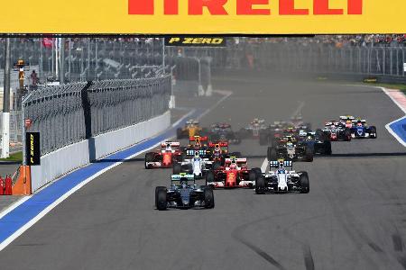 Start - Formel 1 - GP Russland - 1. Mai 2016
