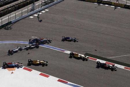 Start - Formel 1 - GP Russland - 1. Mai 2016