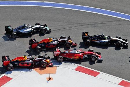 Start - Formel 1 - GP Russland - 1. Mai 2016