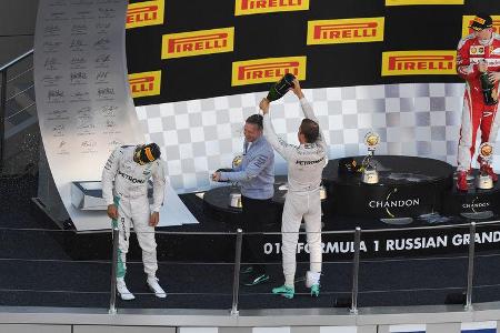 Siegerehrung - Formel 1 - GP Russland - 1. Mai 2016